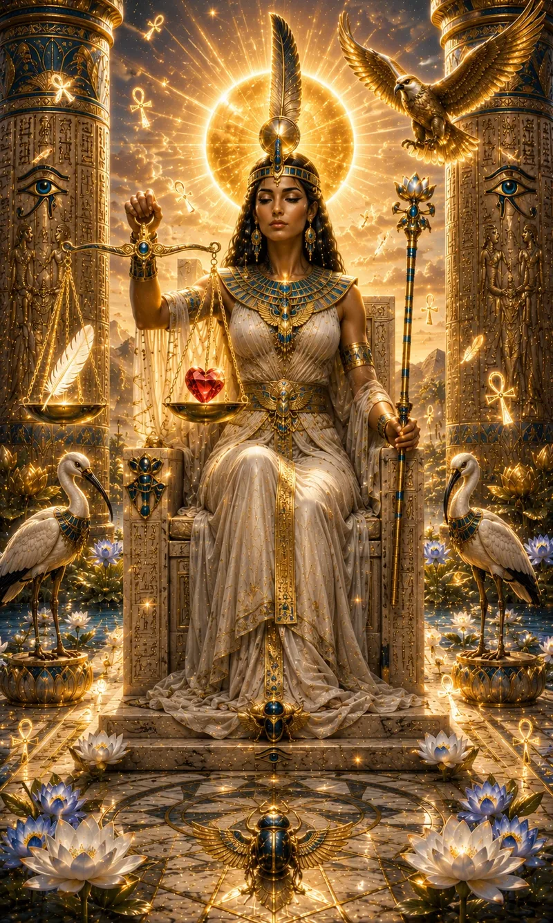 Carta La Justicia del Tarot 